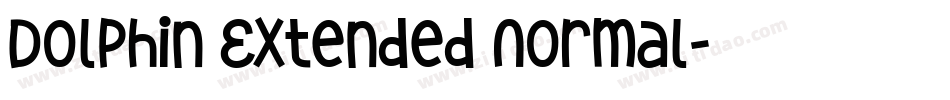 Dolphin Extended Normal字体转换